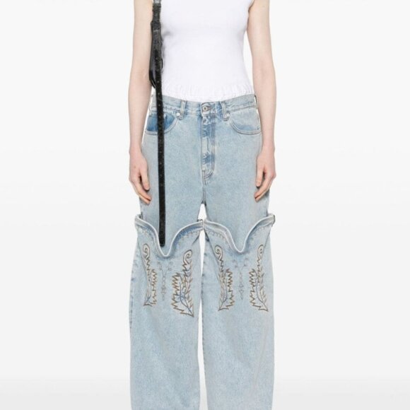 Y/Project Cowboy Cuff Jeans - Picture 1 of 4